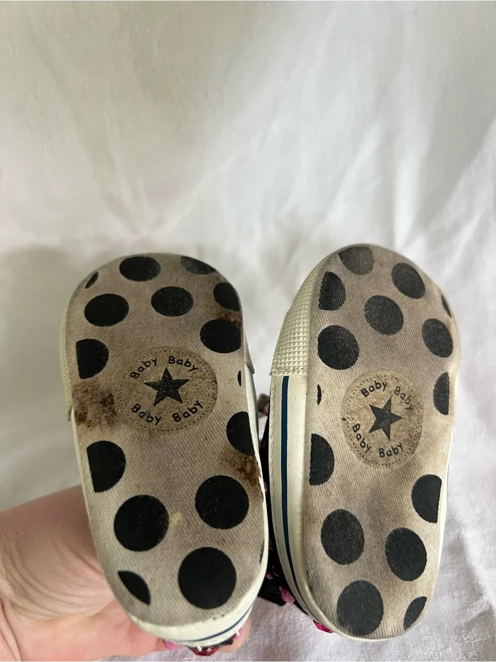 Converse Kids Black Sneakers with Pink and Iridescent Accents